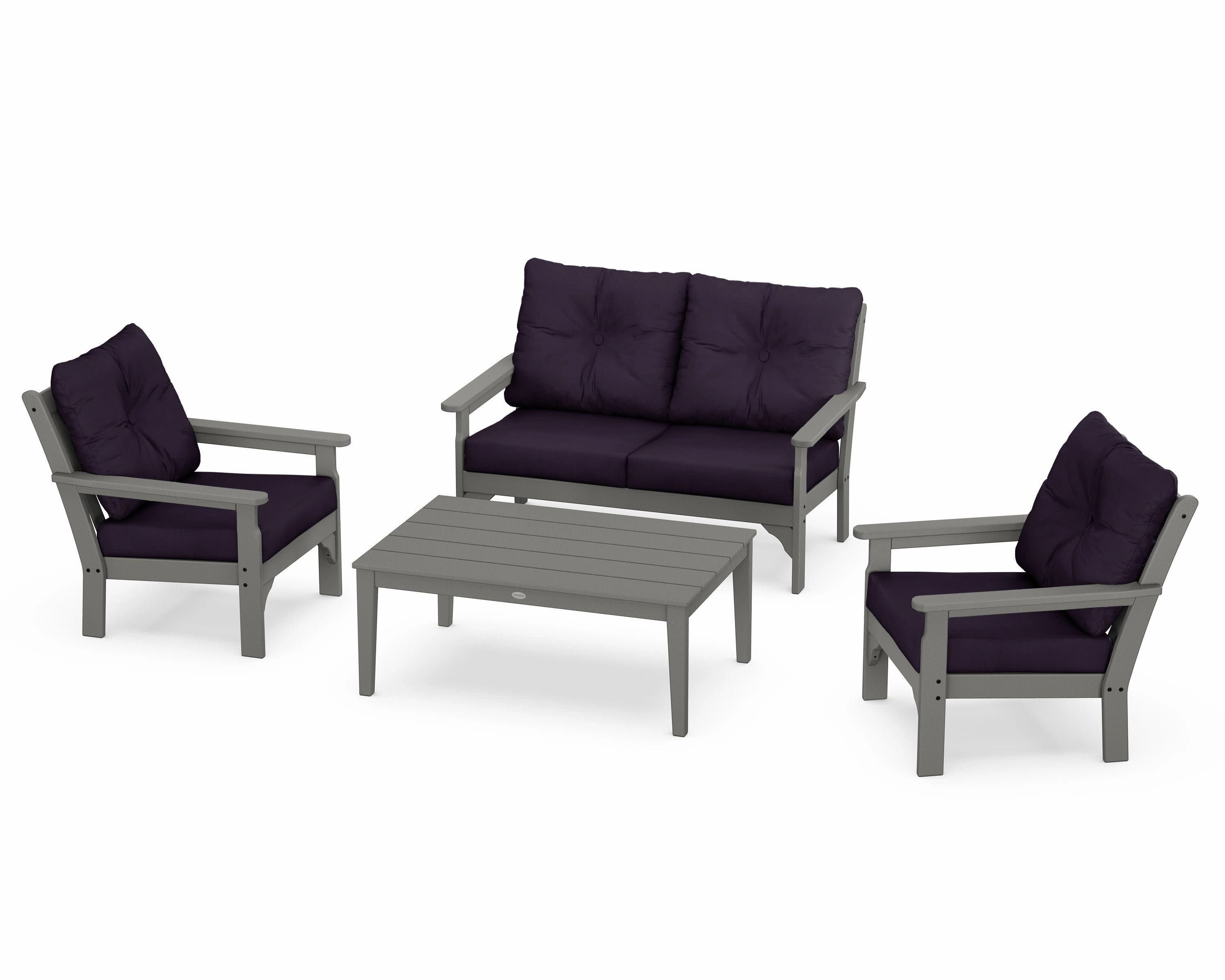 Vineyard 4-Piece Deep Seating Set