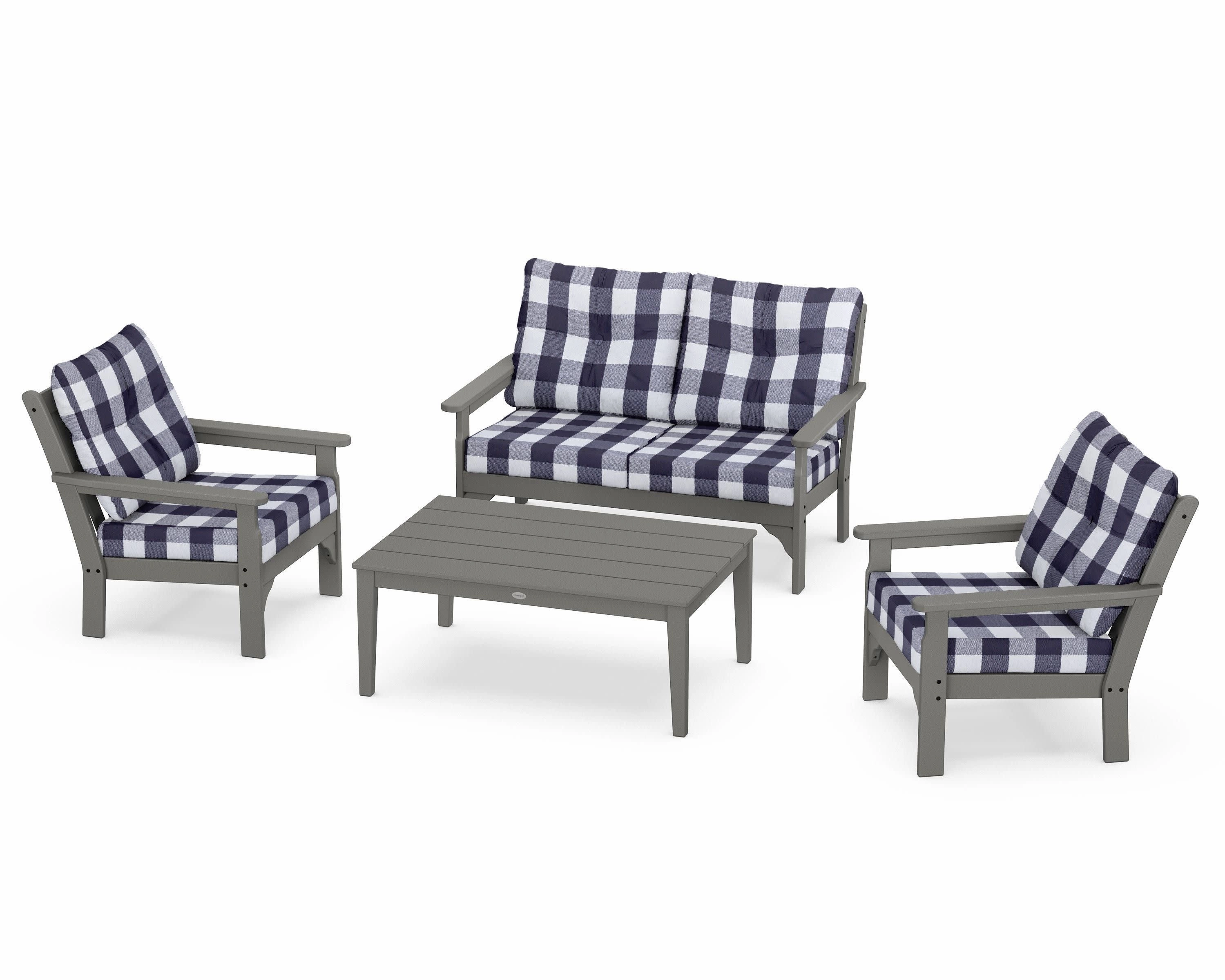 Vineyard 4-Piece Deep Seating Set