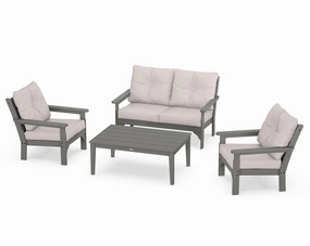 Vineyard 4-Piece Deep Seating Setoutdoor patio dining furniture set