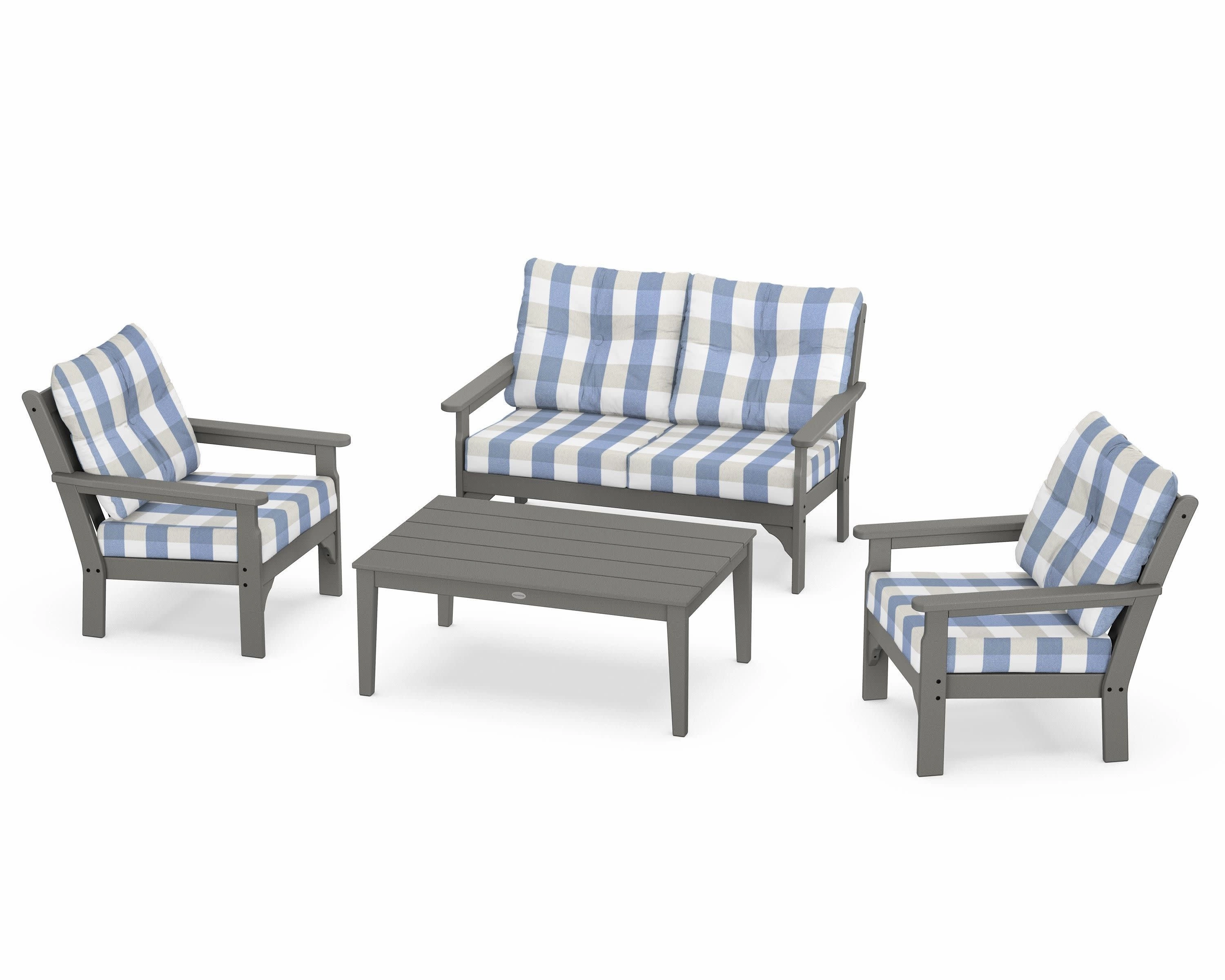 Vineyard 4-Piece Deep Seating Set