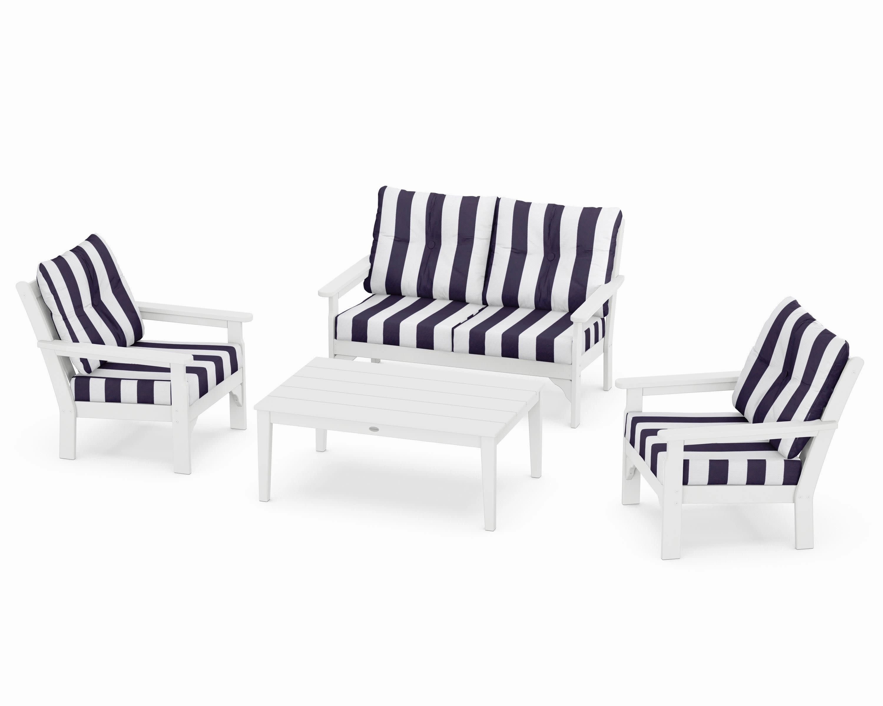 Vineyard 4-Piece Deep Seating Set