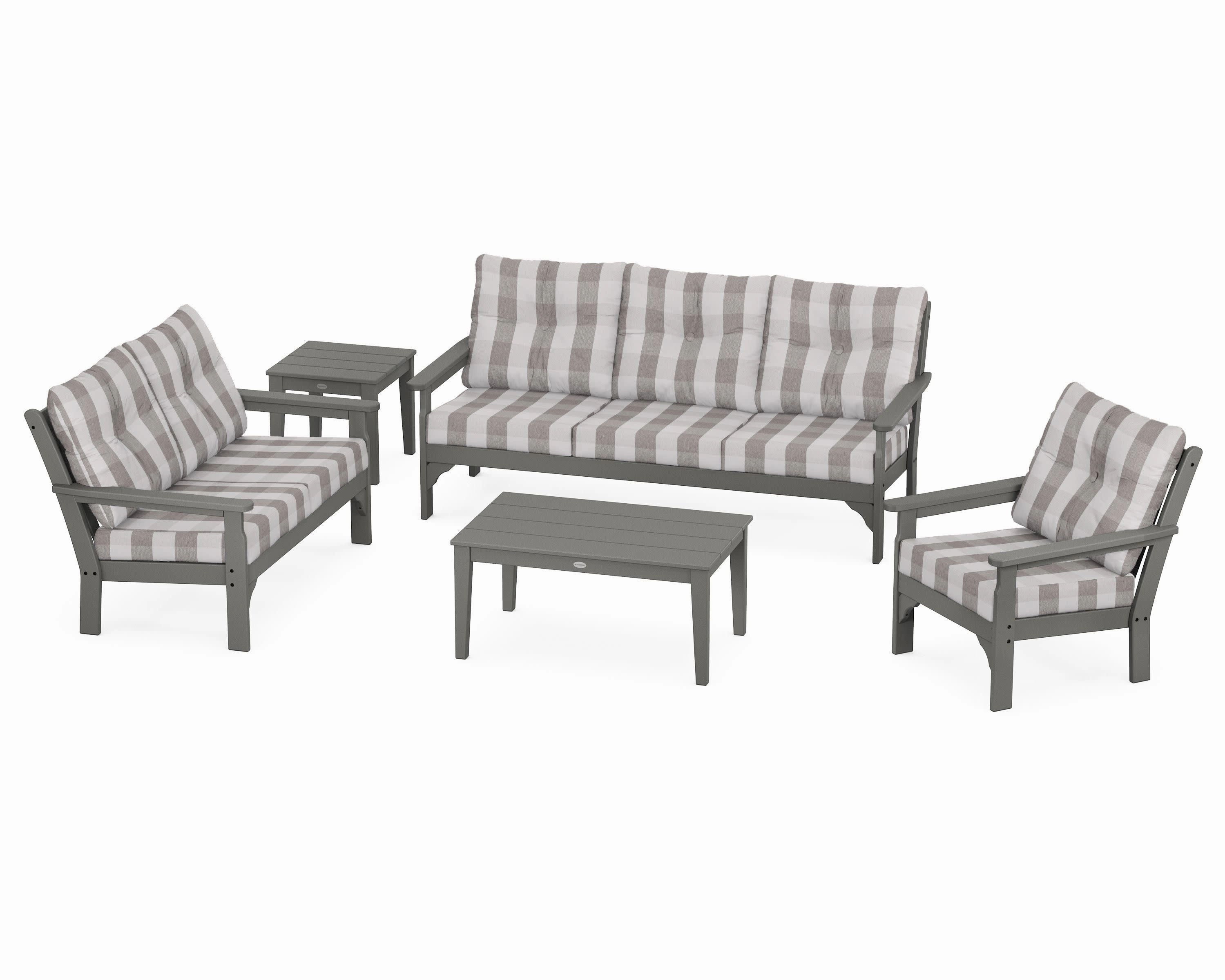 Vineyard 5 Piece Deep Seating Set
