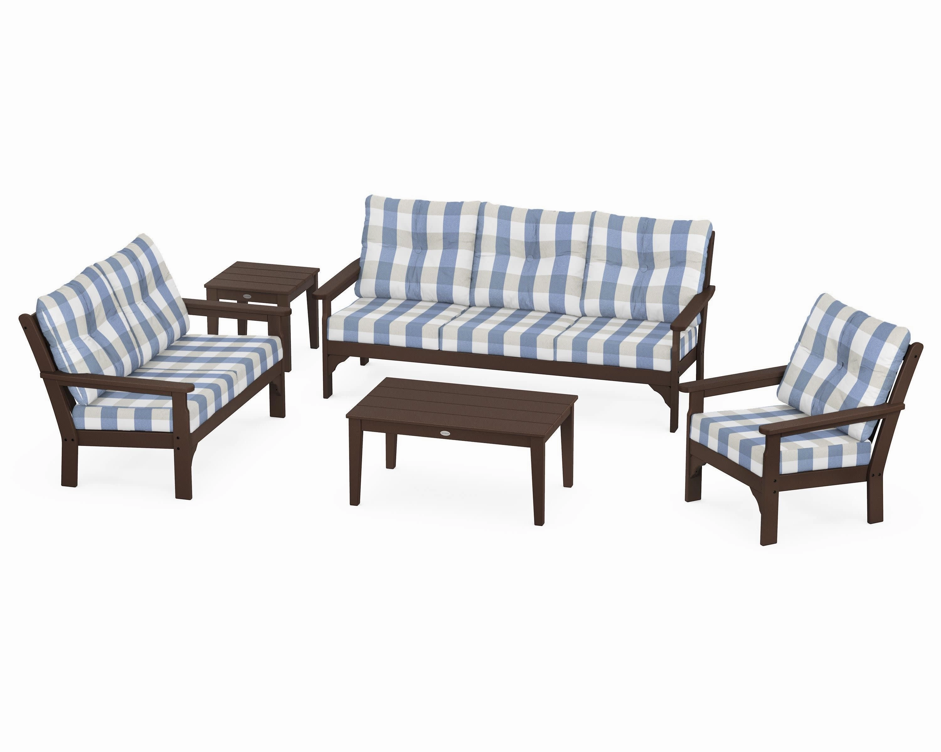 Vineyard 5 Piece Deep Seating Set