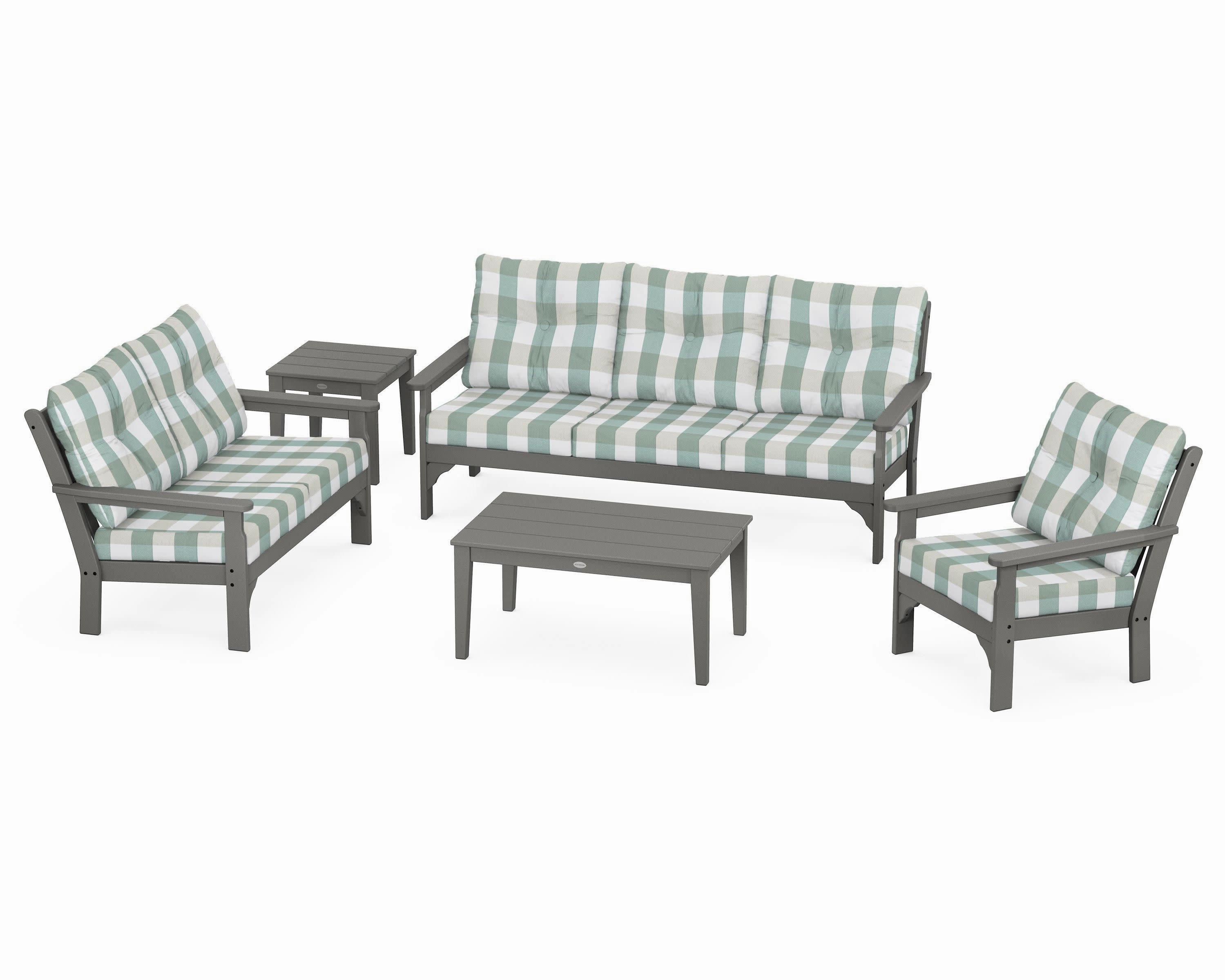 Vineyard 5 Piece Deep Seating Set