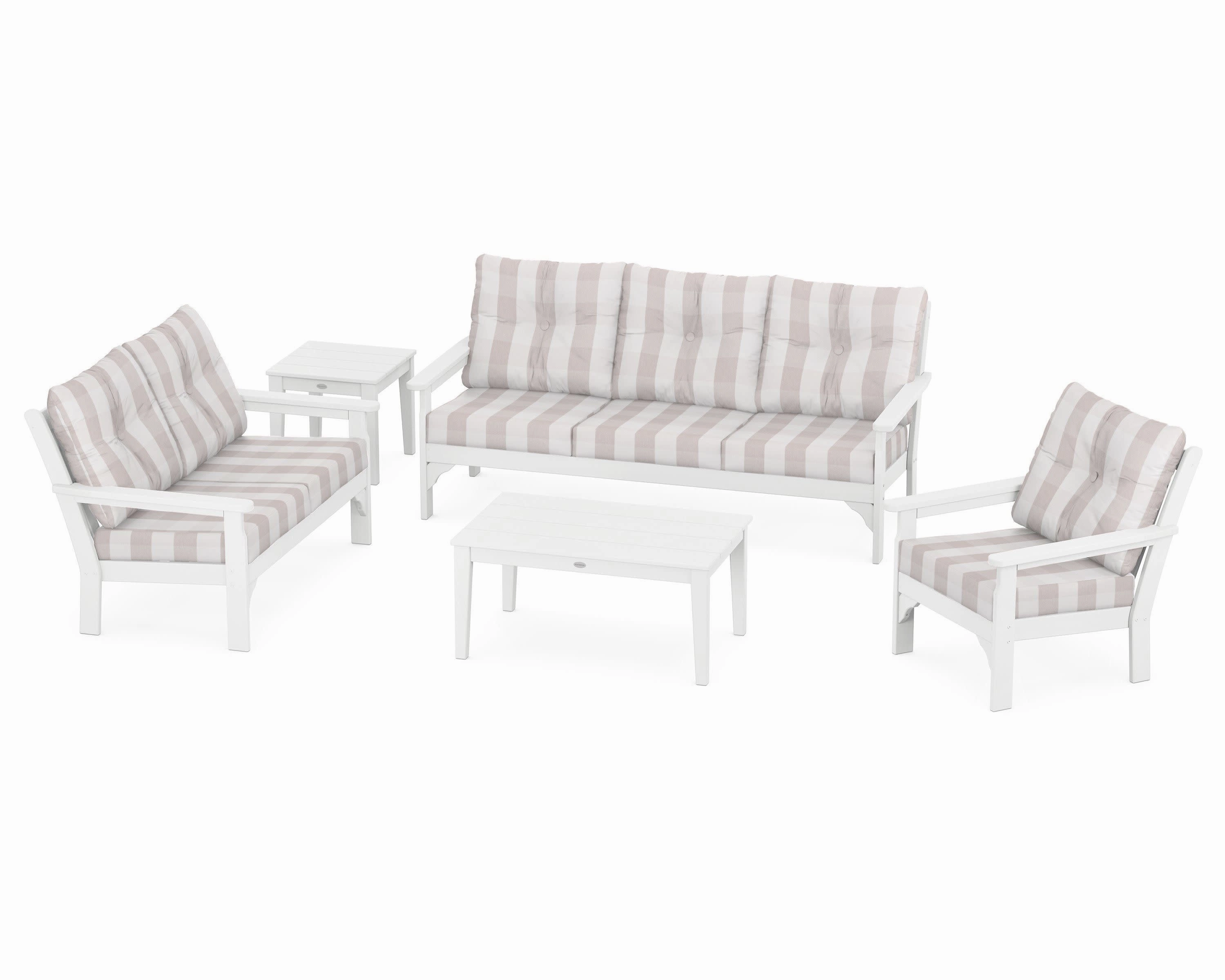 Vineyard 5 Piece Deep Seating Set