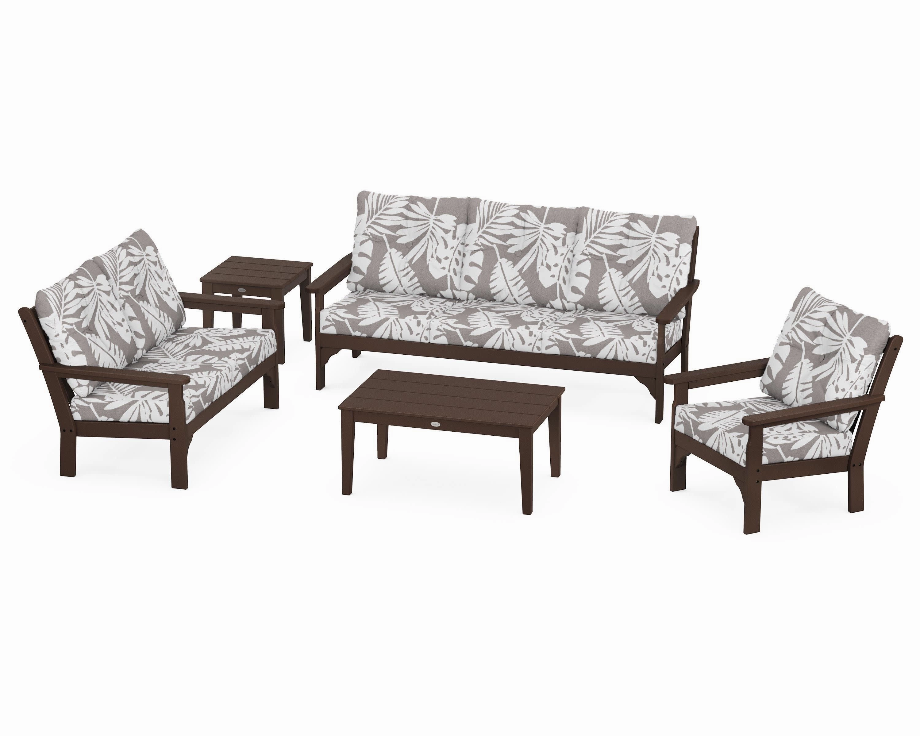 Vineyard 5 Piece Deep Seating Set