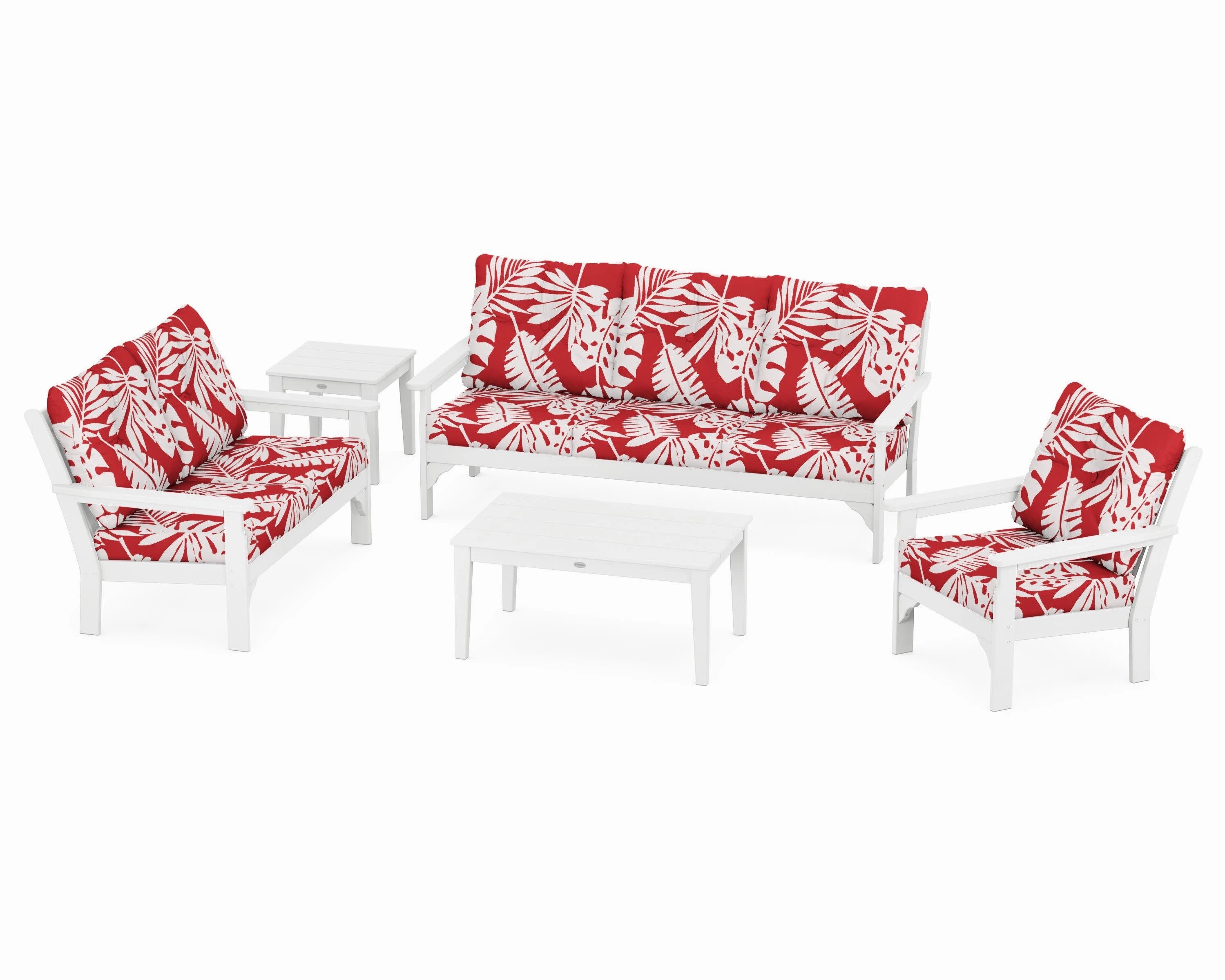 Vineyard 5 Piece Deep Seating Set