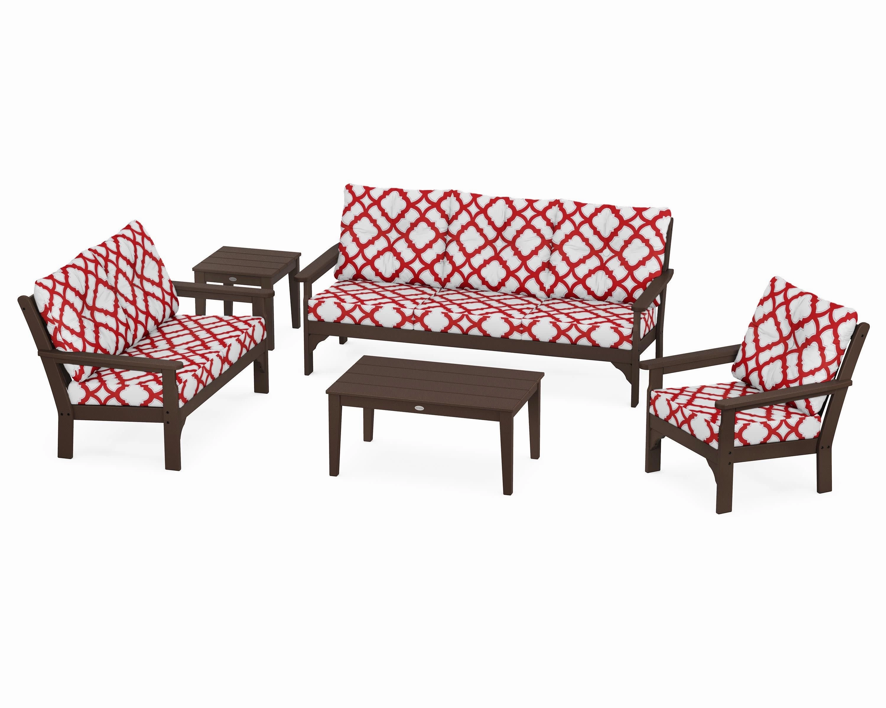 Vineyard 5 Piece Deep Seating Set