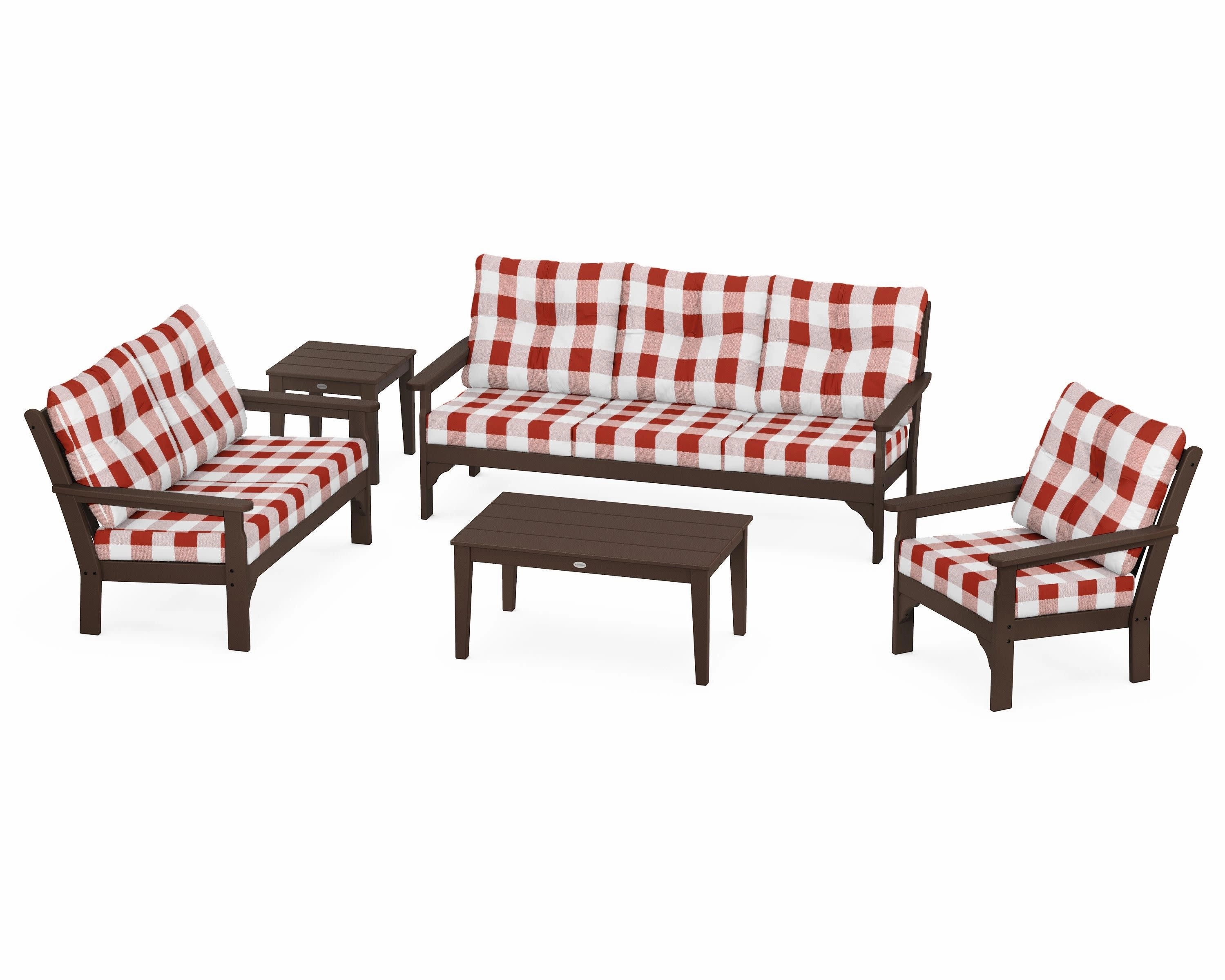 Vineyard 5 Piece Deep Seating Set