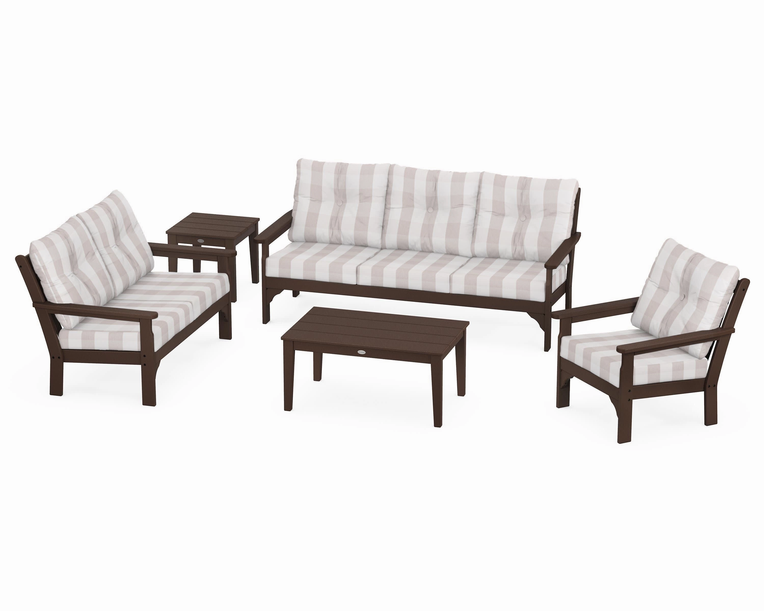 Vineyard 5 Piece Deep Seating Set