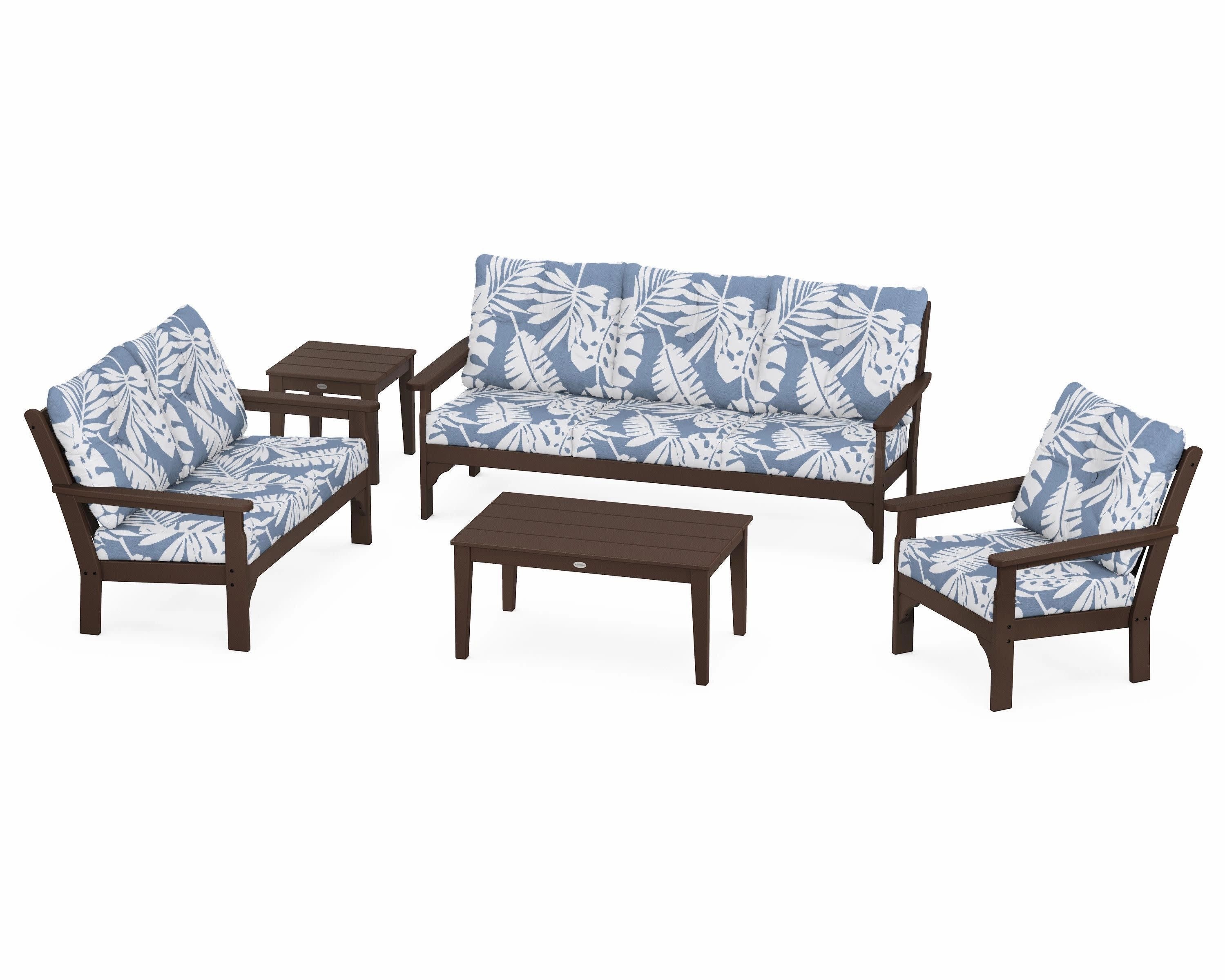 Vineyard 5 Piece Deep Seating Set