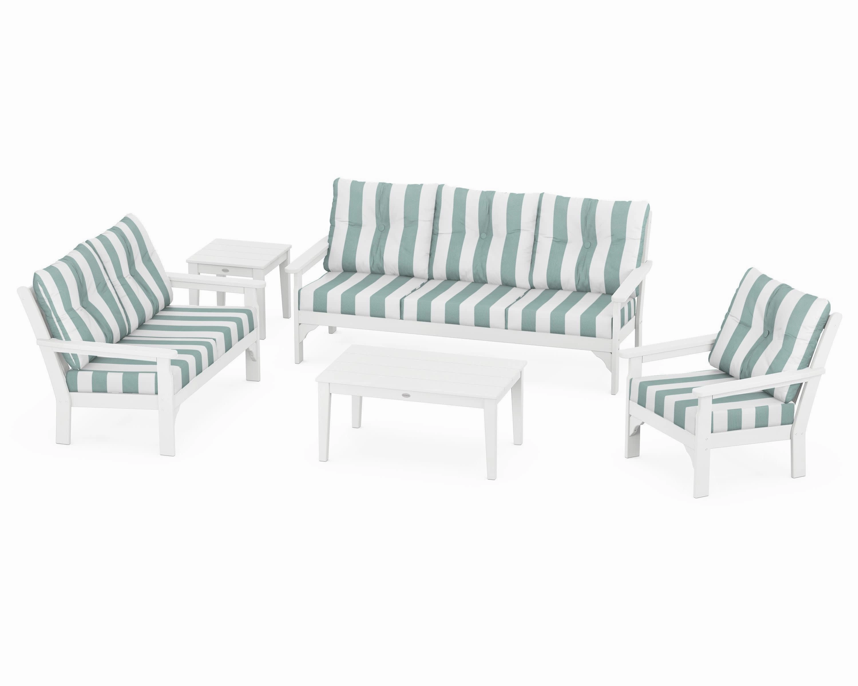 Vineyard 5 Piece Deep Seating Set