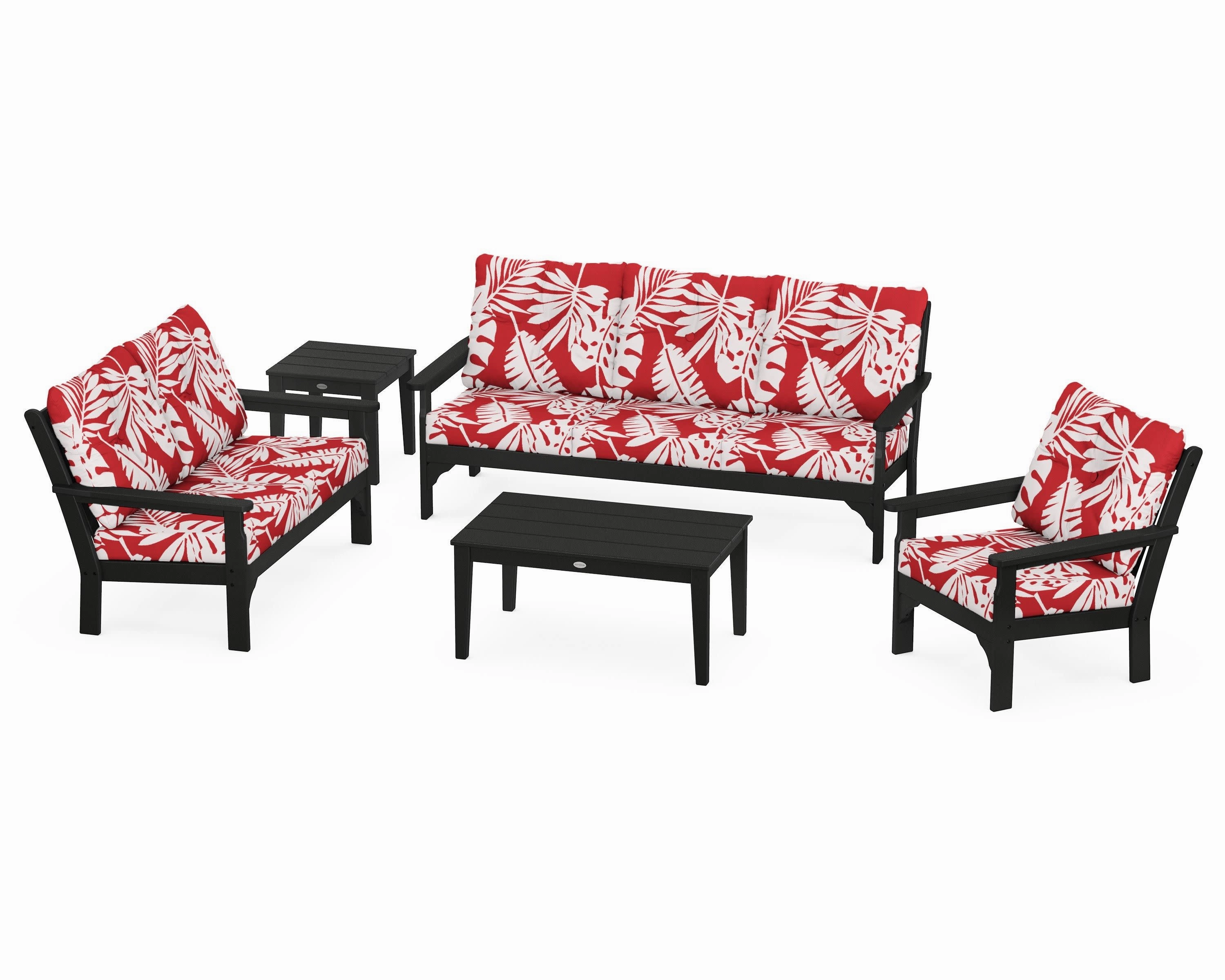 Vineyard 5 Piece Deep Seating Set