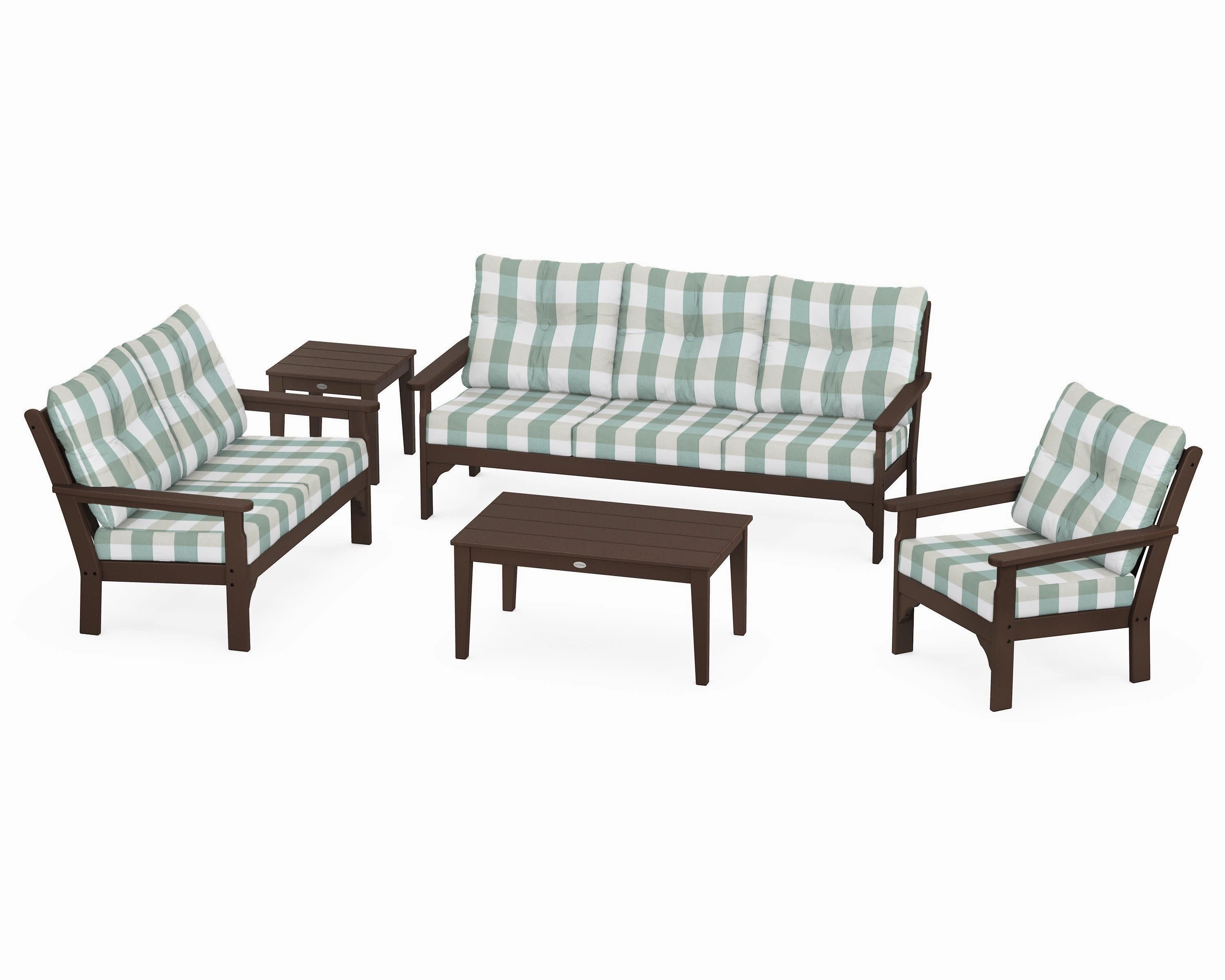 Vineyard 5 Piece Deep Seating Set