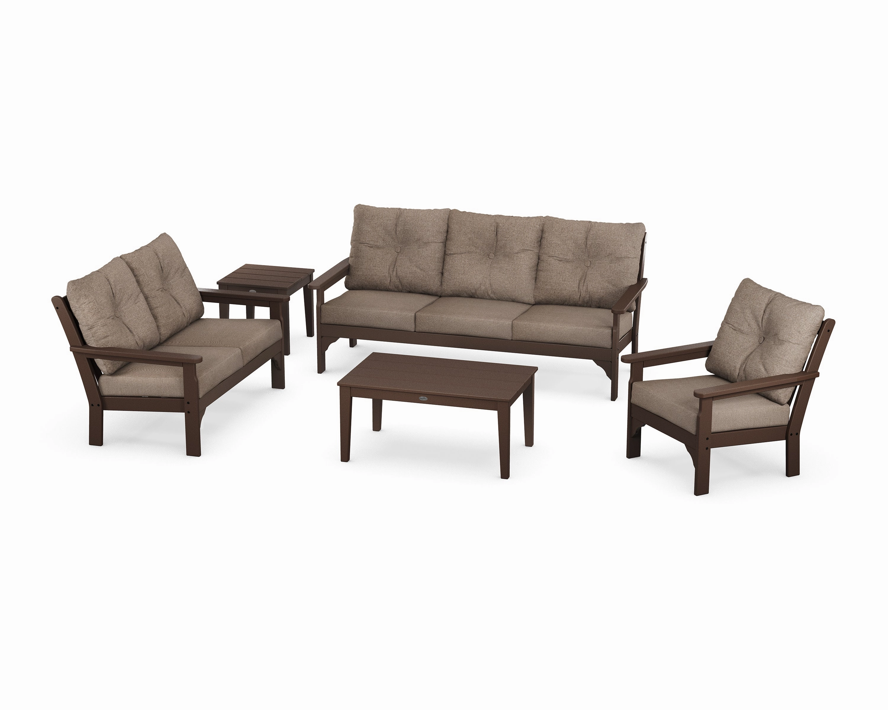 Vineyard 5 Piece Deep Seating Set
