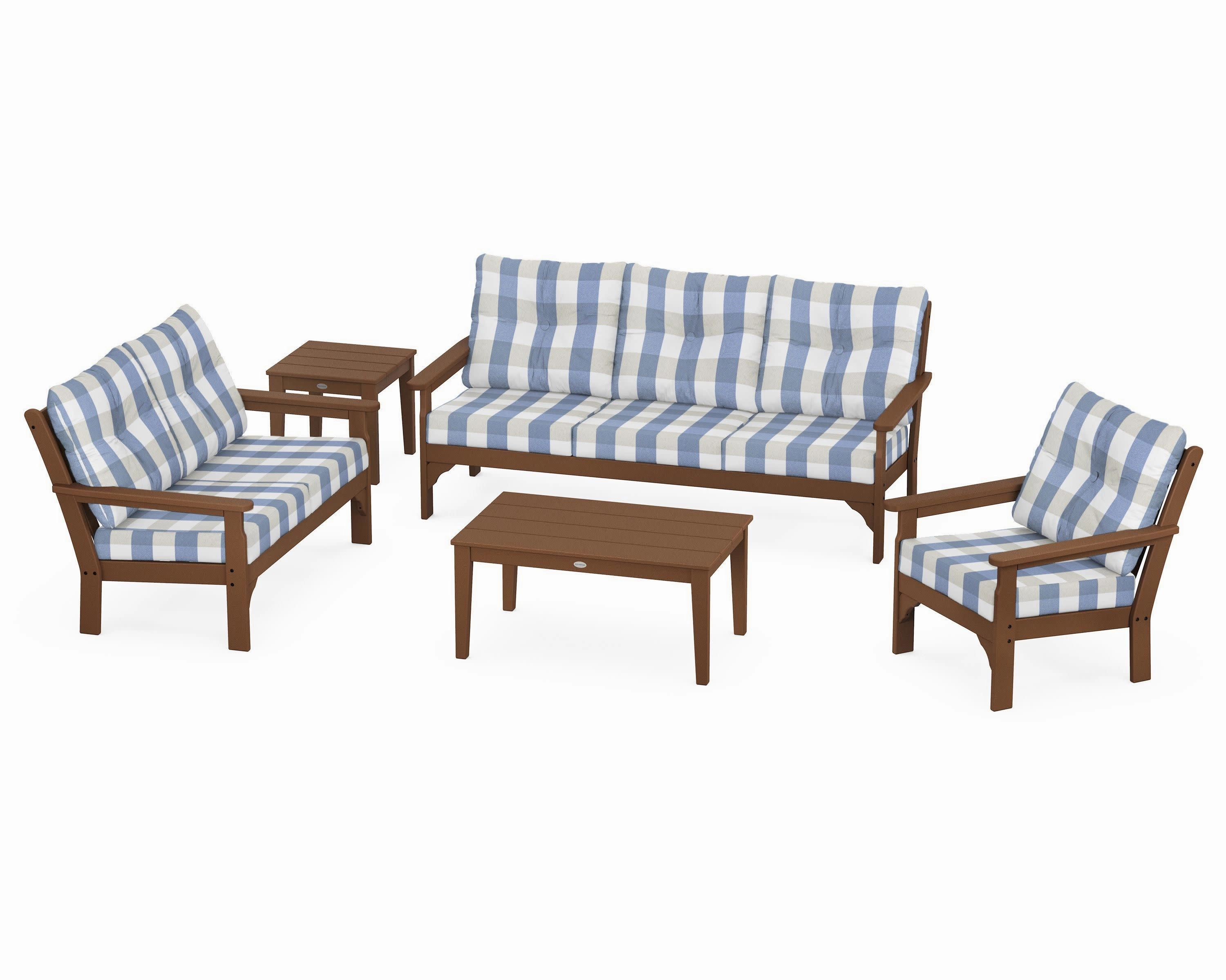 Vineyard 5 Piece Deep Seating Set