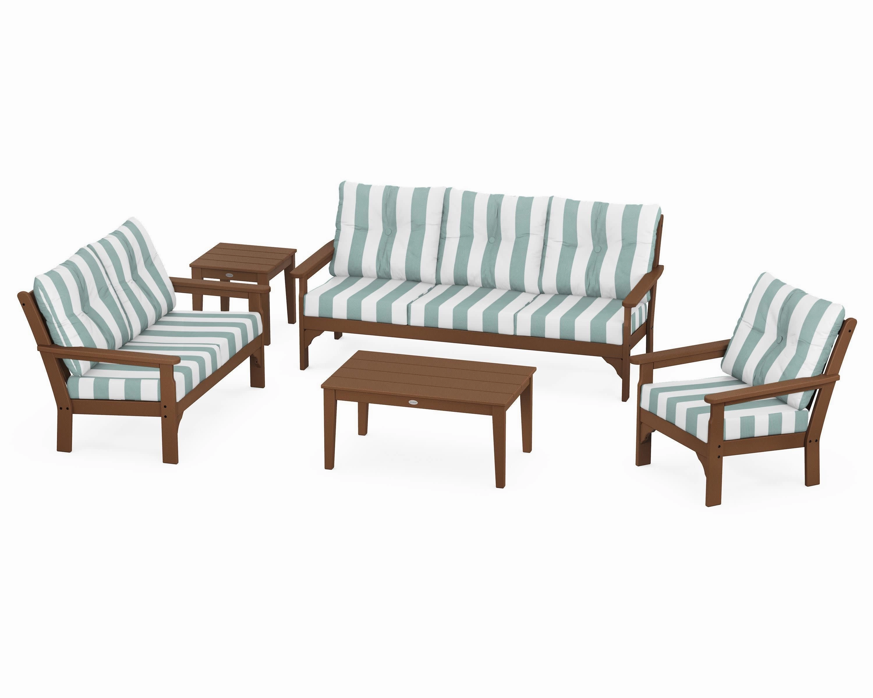 Vineyard 5 Piece Deep Seating Set