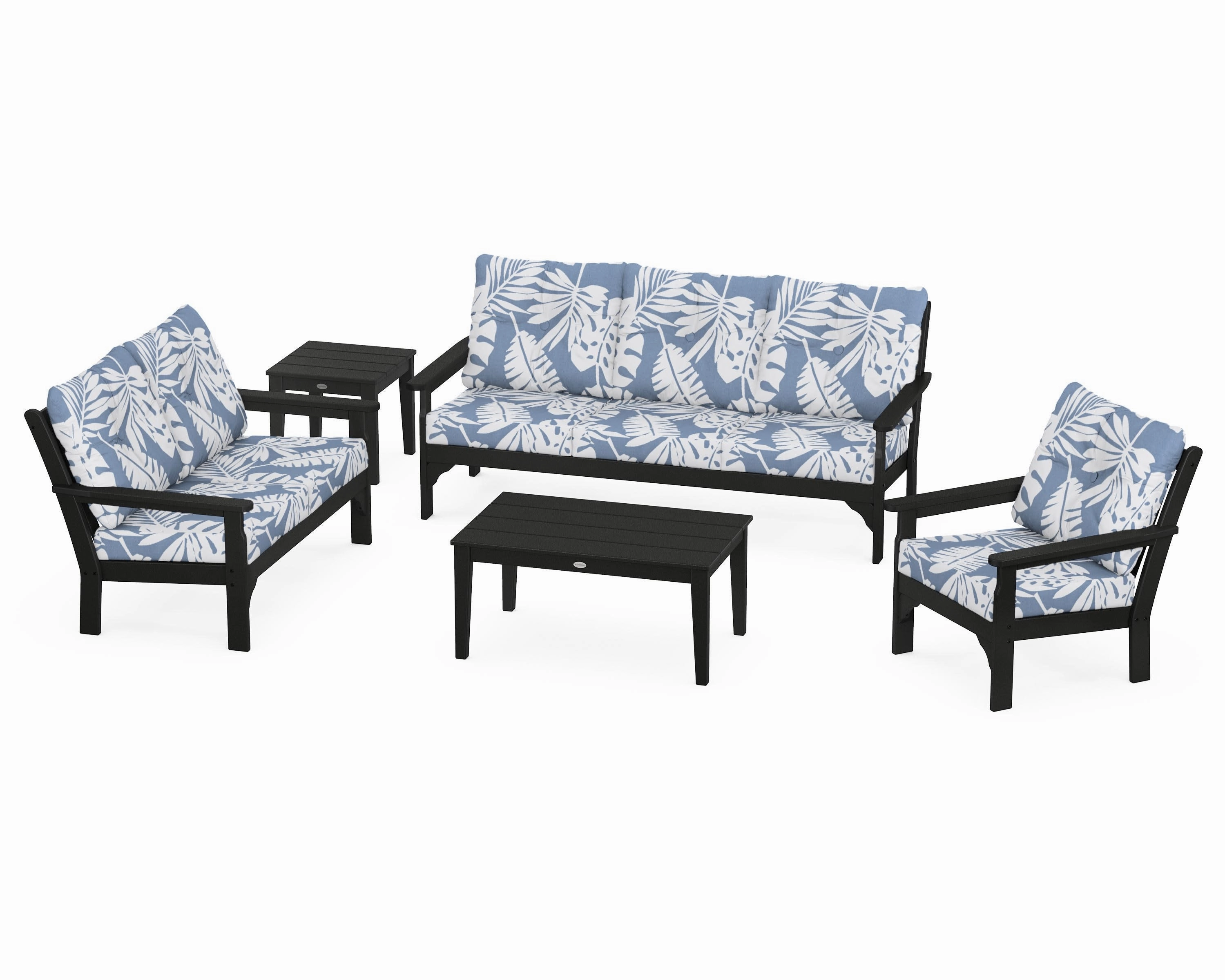 Vineyard 5 Piece Deep Seating Set