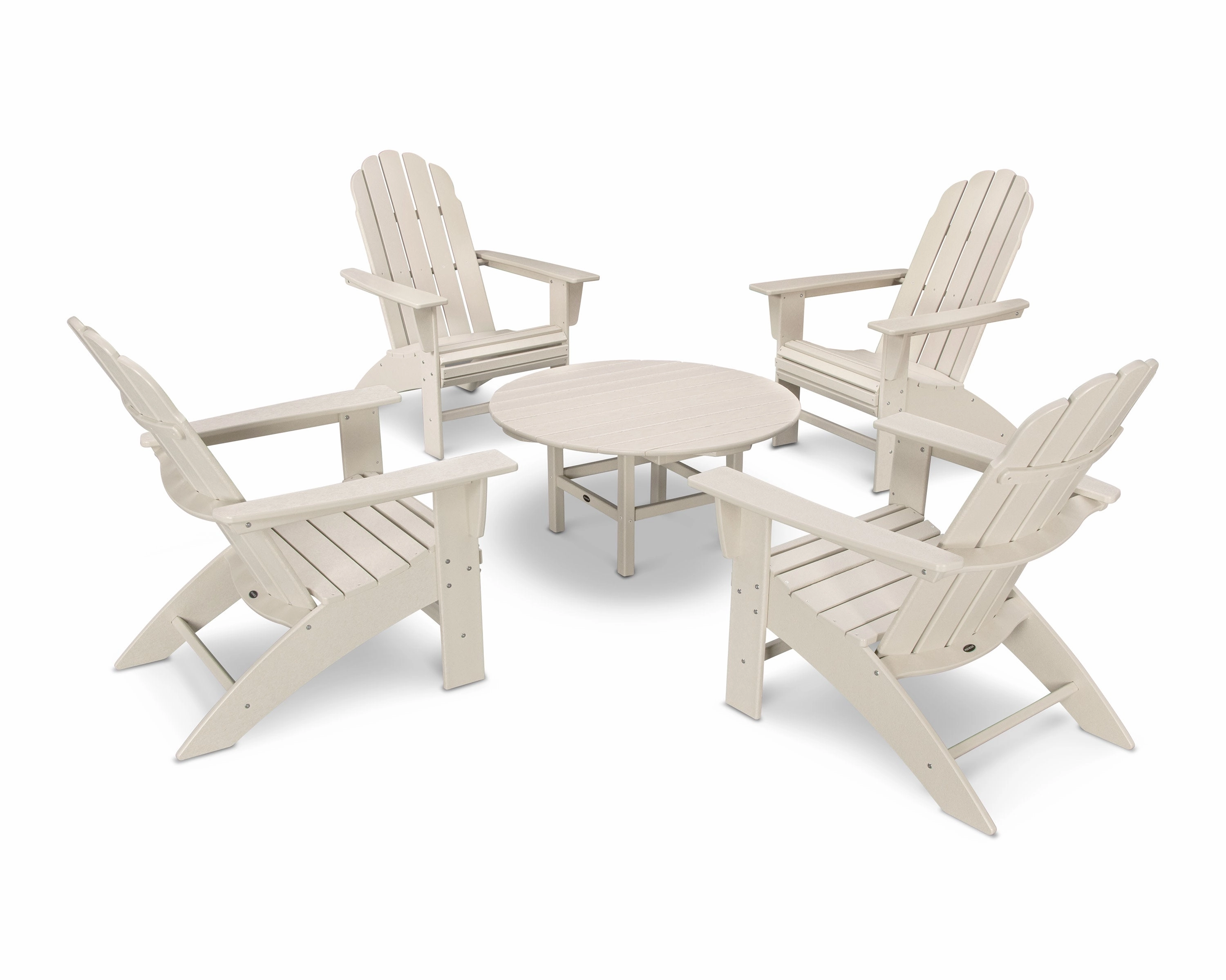 Vineyard 5-Piece Oversized Adirondack Set