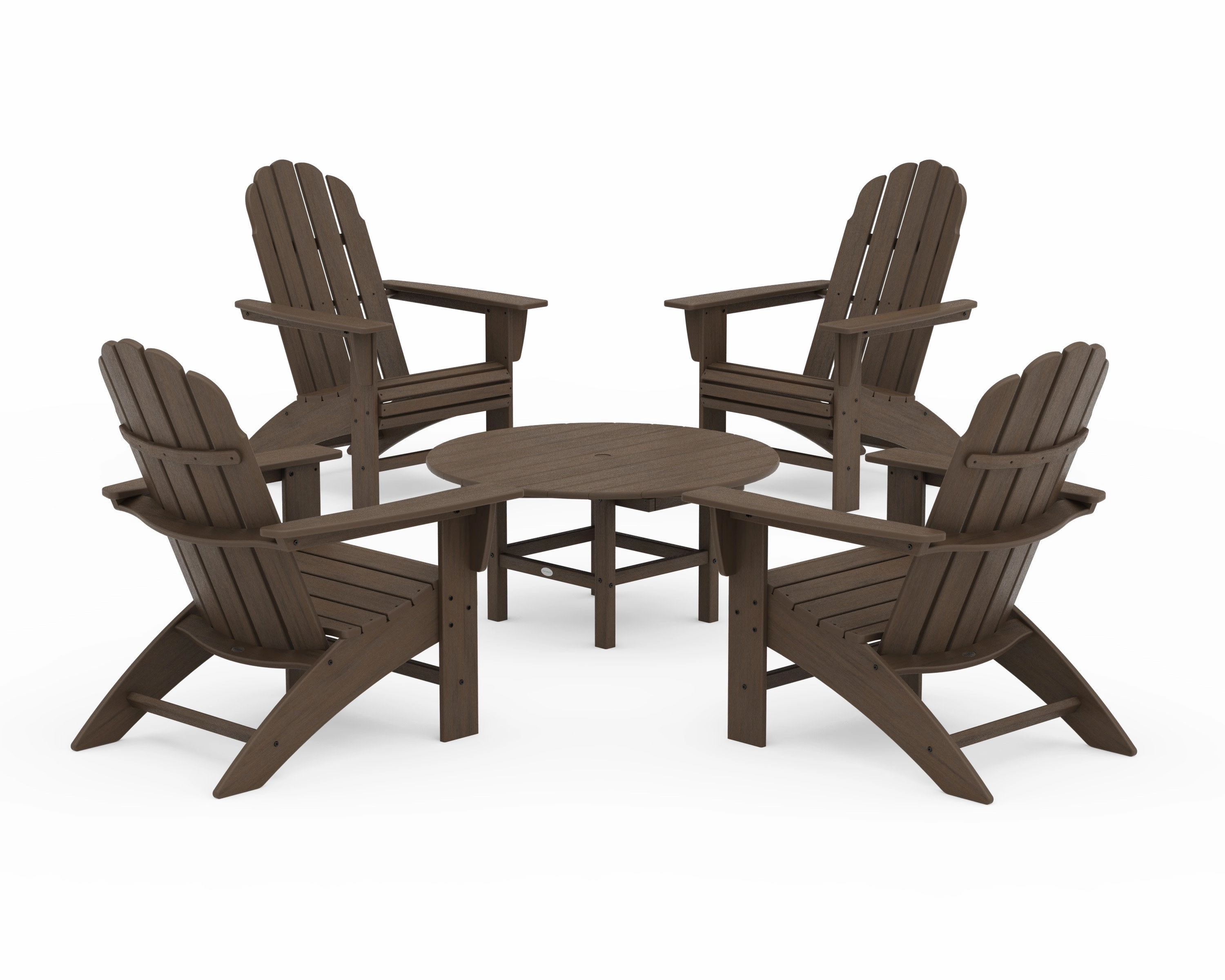 Vineyard 5-Piece Oversized Adirondack Set