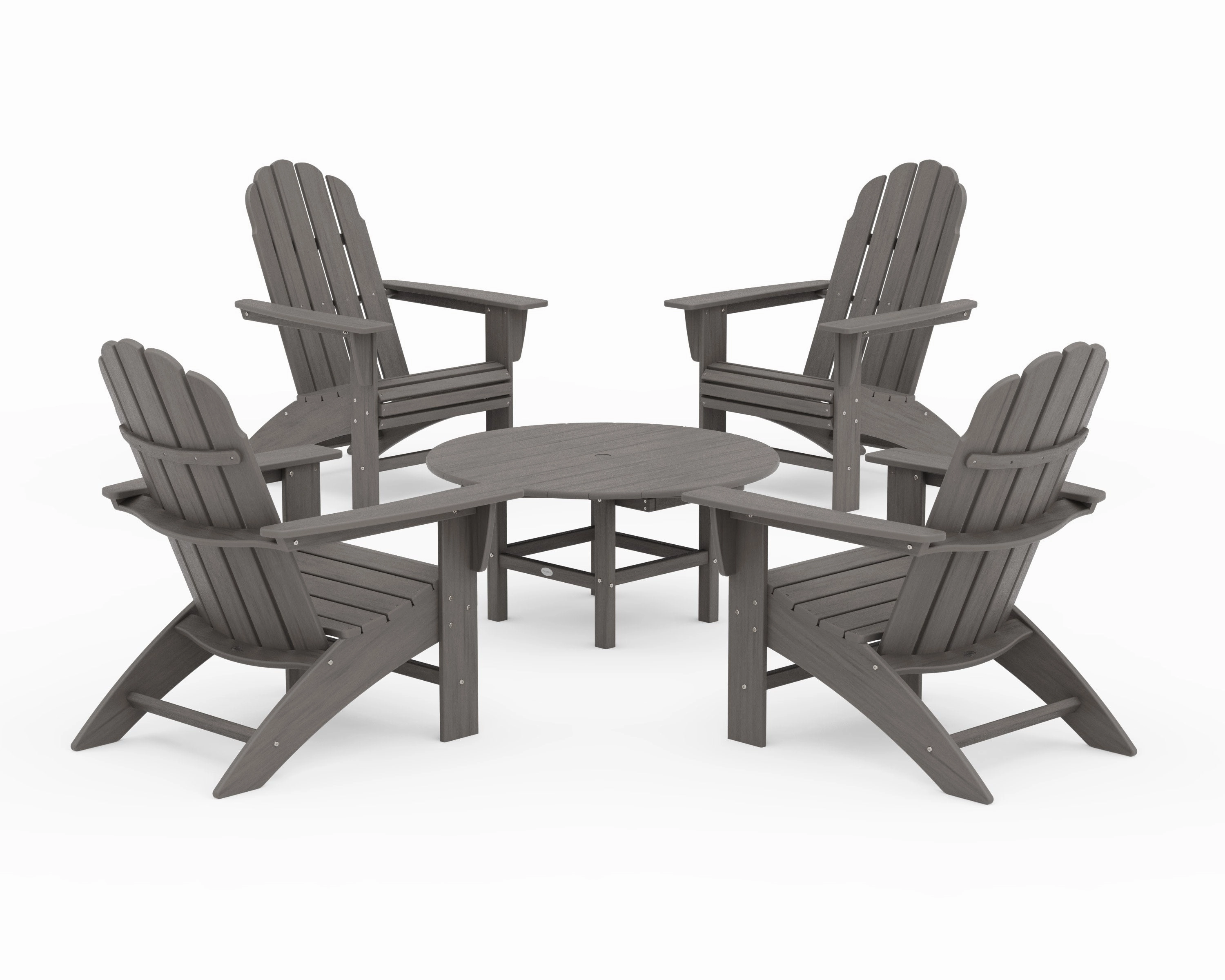 Vineyard 5-Piece Oversized Adirondack Set