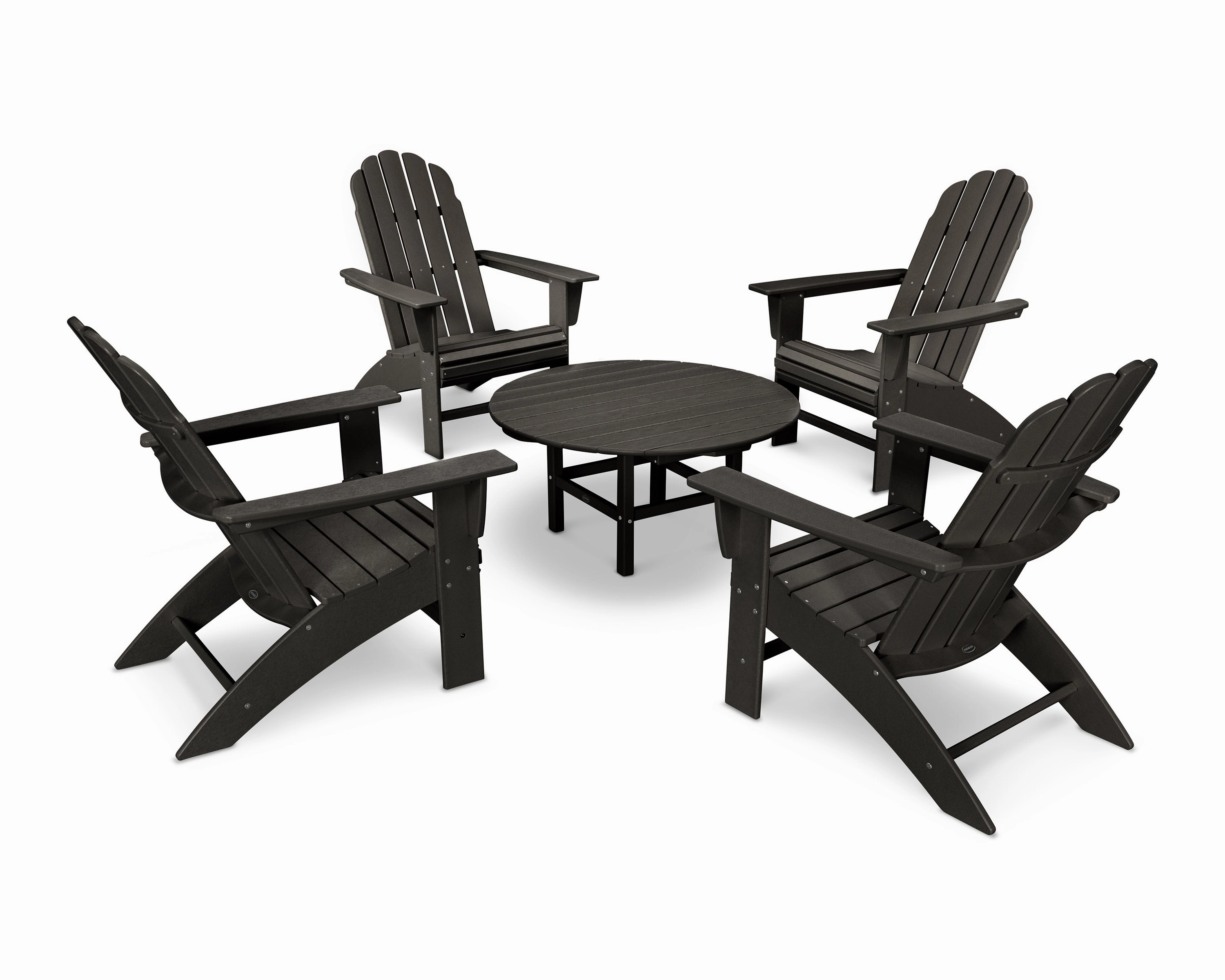 Vineyard 5-Piece Oversized Adirondack Set