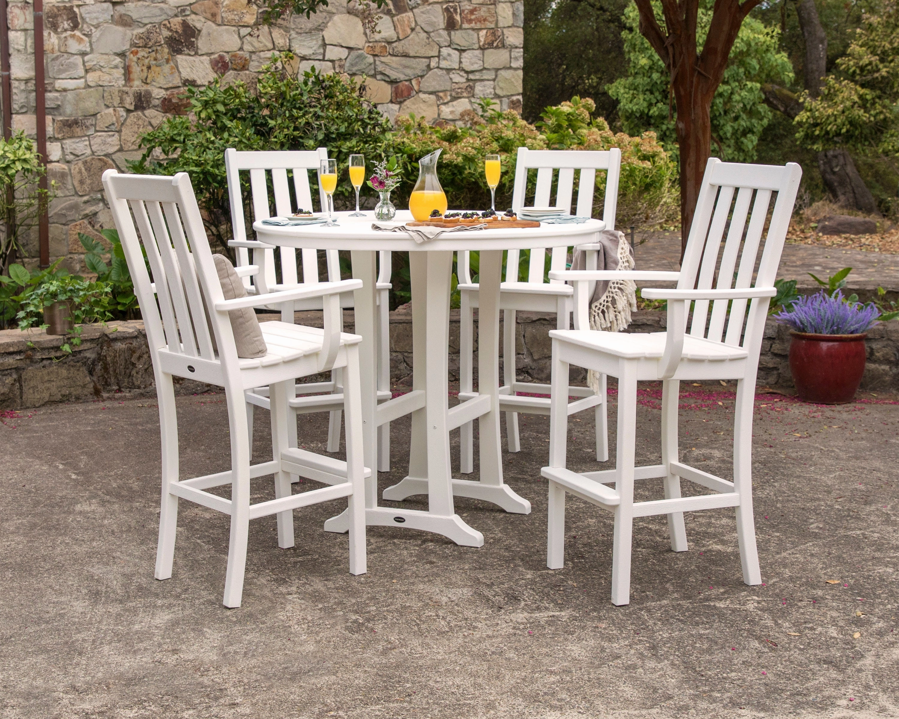 Vineyard 5-Piece Round Bar Set