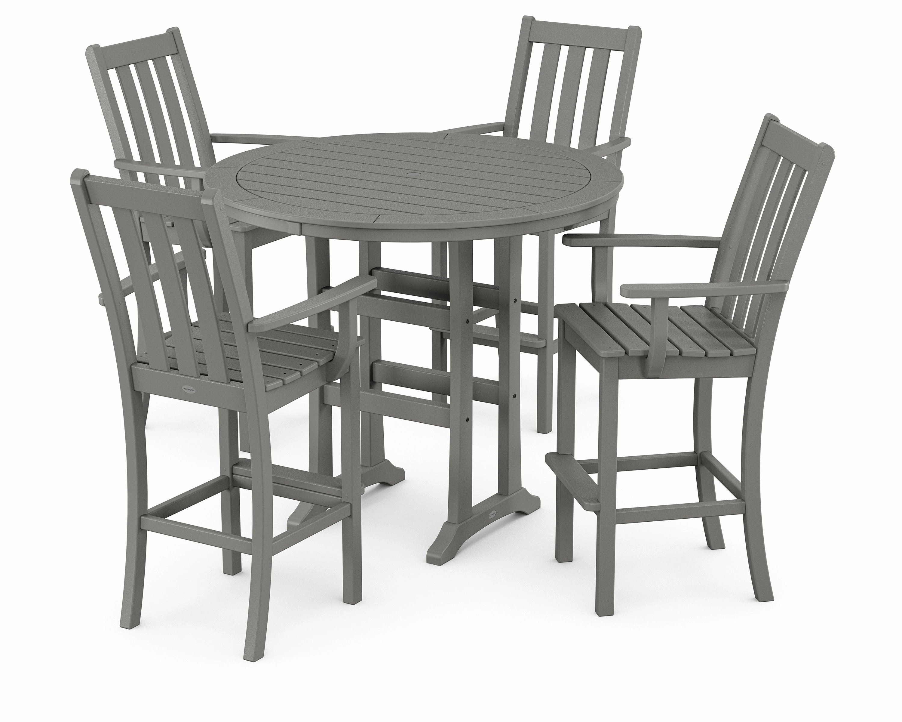 Vineyard 5-Piece Round Bar Setoutdoor patio furniture set
