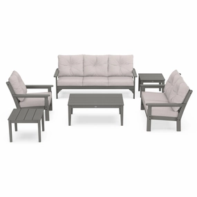 Vineyard 6-Piece Deep Seating Setoutdoor patio dining furniture set