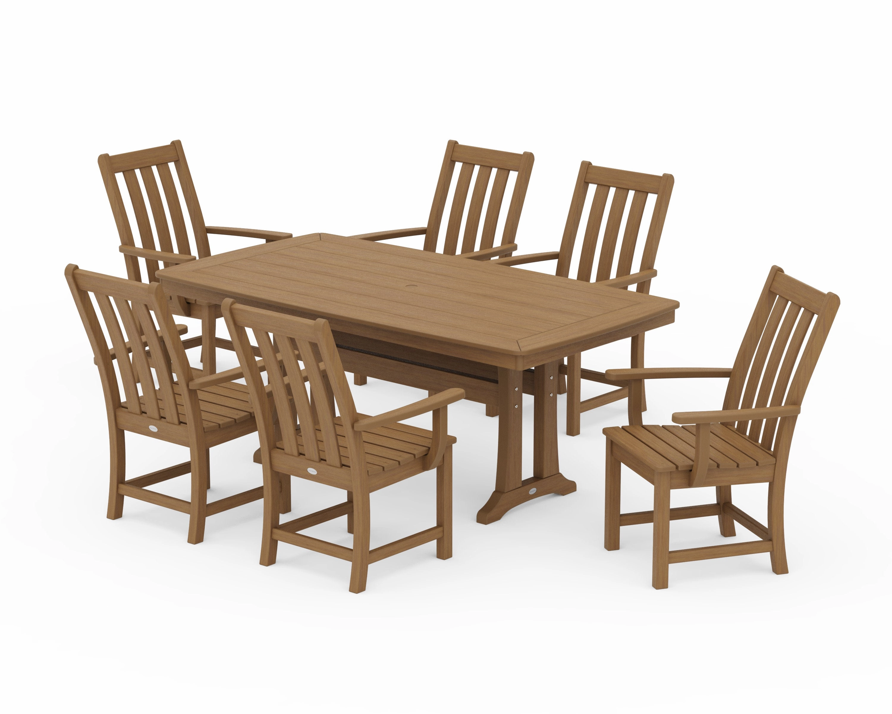 Vineyard 7-Piece Arm Chair Dining Set
