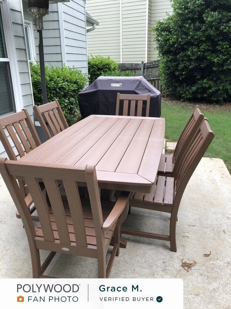 Vineyard 7-Piece Dining Set with Trestle Legs