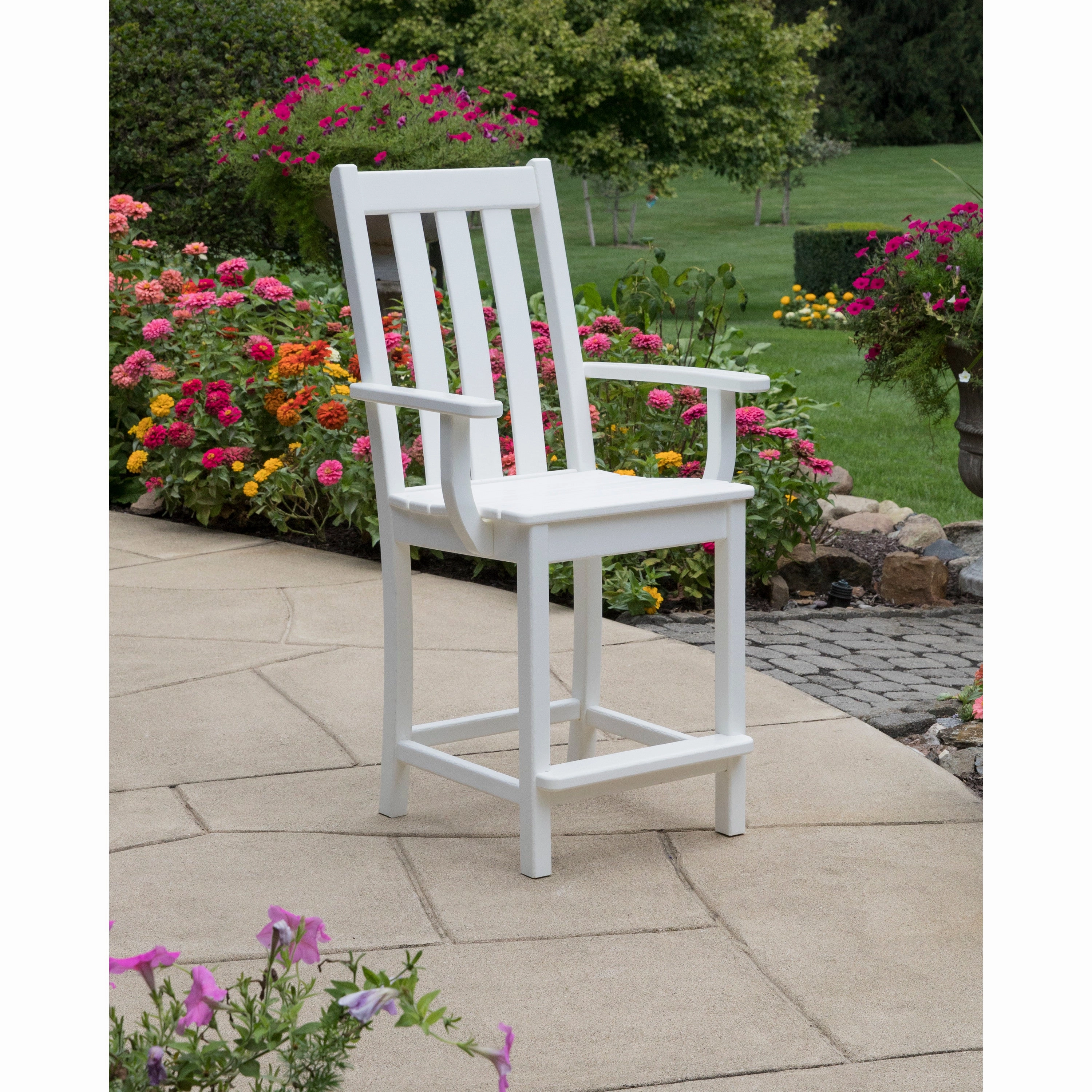 Vineyard Counter Arm Chair