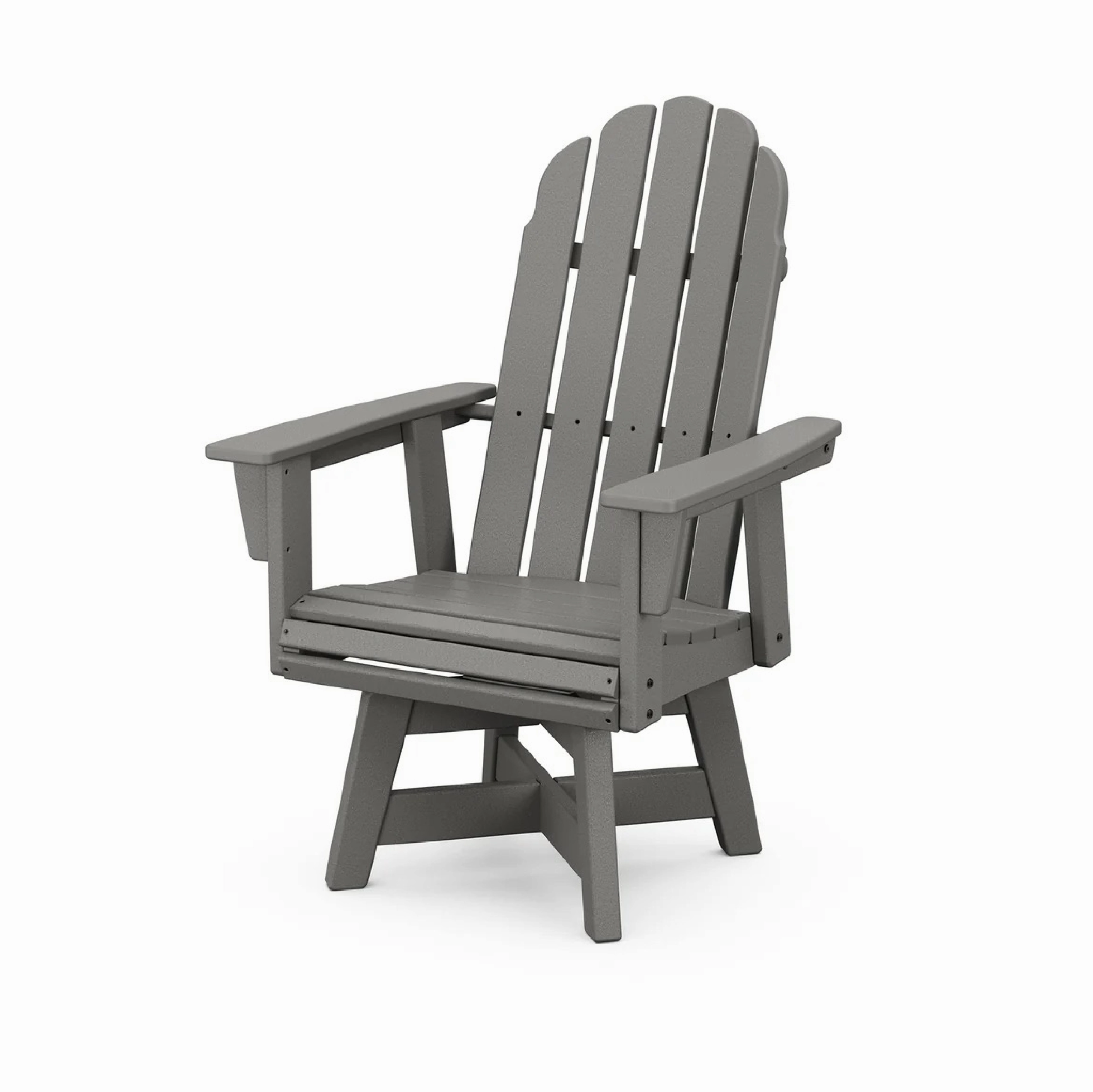 Vineyard Curveback Adirondack Swivel Dining Chairoutdoor patio furniture set
