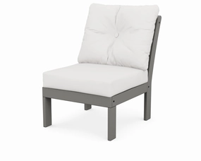 Vineyard Modular Armless Chairoutdoor patio dining furniture set