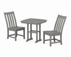 Vineyard Side Chair 3-Piece Dining Setoutdoor patio furniture set