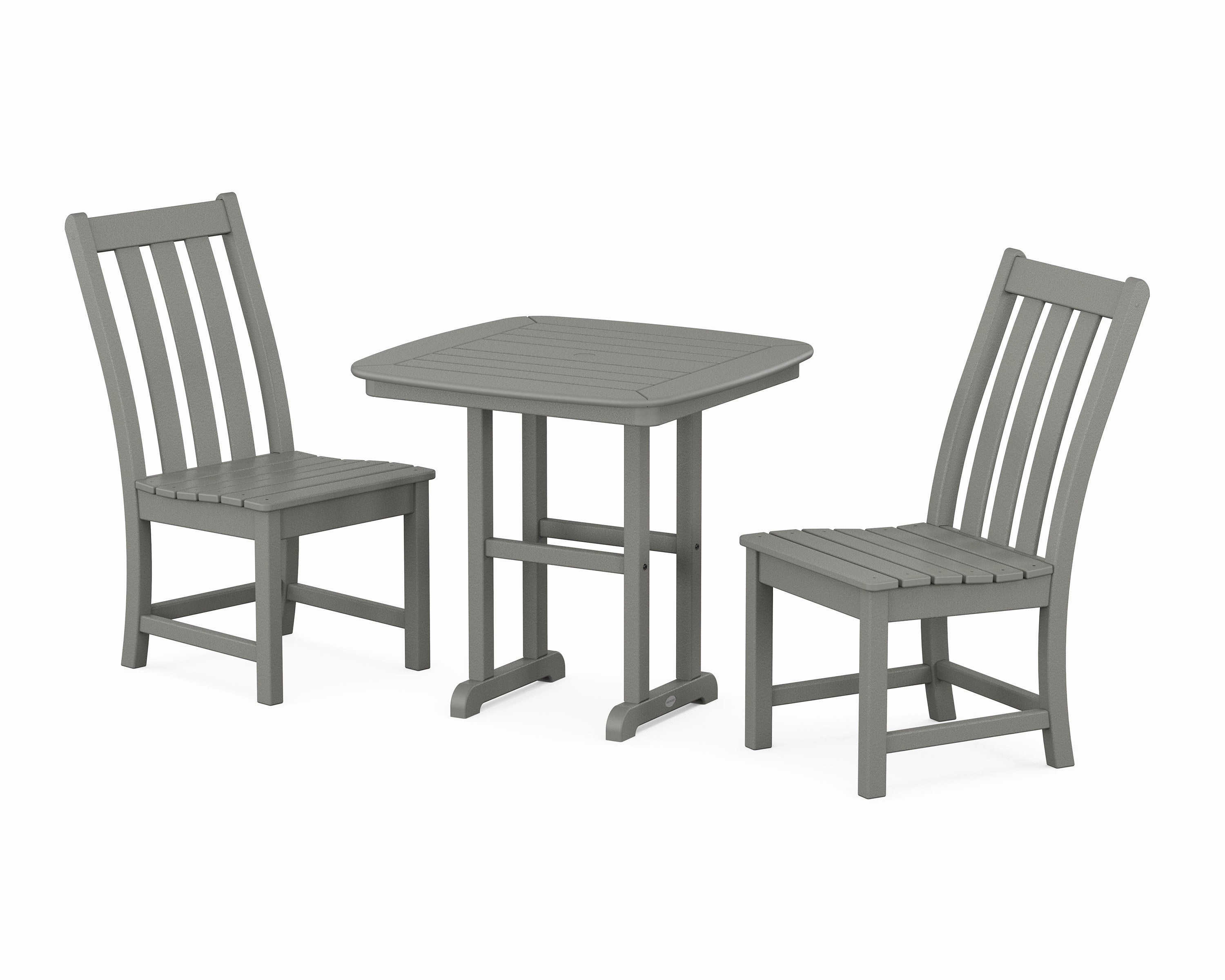 Vineyard Side Chair 3-Piece Dining Setoutdoor patio furniture set
