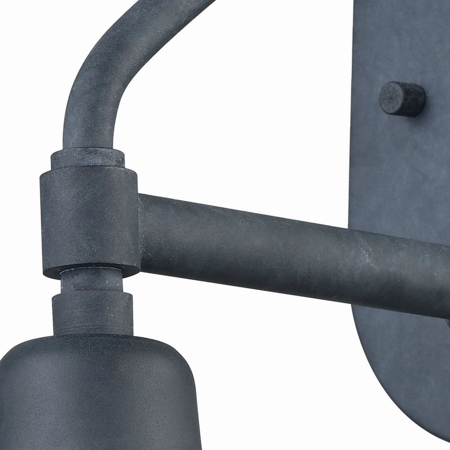 Vinton Station One Light Outdoor Wall Sconce Aged Zinc