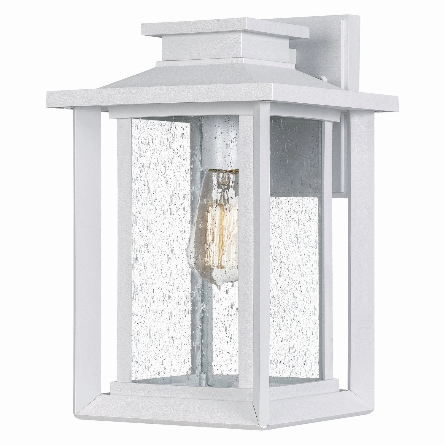 Wakefield One Light Outdoor Wall Mount Matte WhiteOutdoor wall sconces with motion sensor