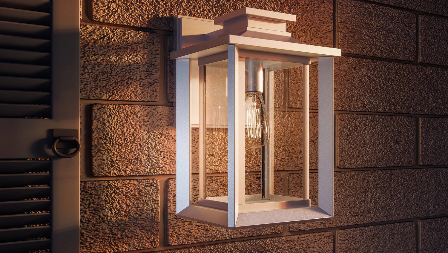 Wakefield One Light Outdoor Wall Mount Matte White