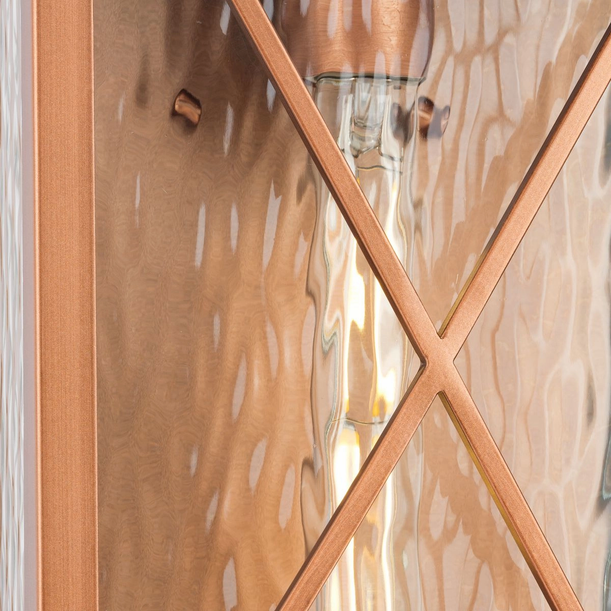 Wakeford One Light Wall Lantern Antique Copper (Painted)