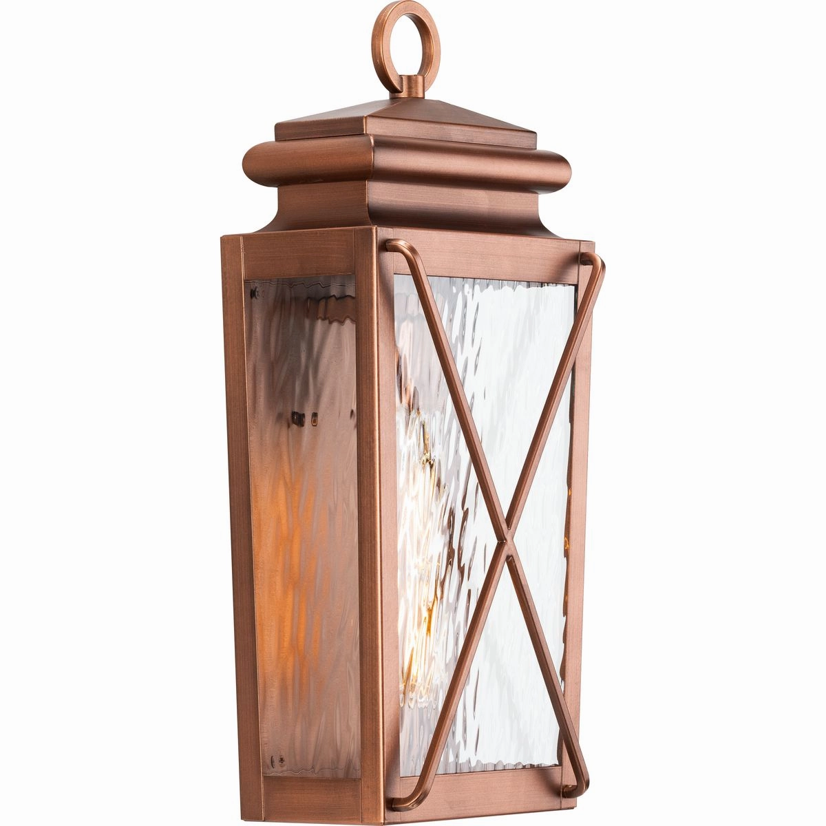 Wakeford One Light Wall Lantern Antique Copper (Painted)