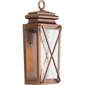 Wakeford One Light Wall Lantern Antique Copper (Painted)Outdoor wall sconces with motion sensor