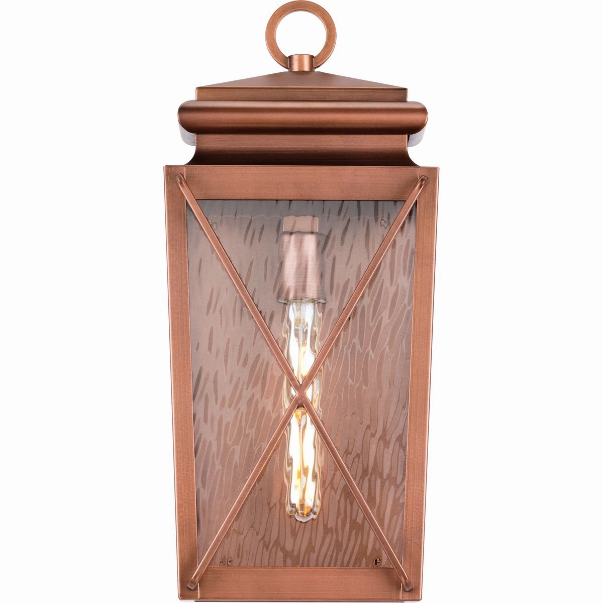 Wakeford One Light Wall Lantern Antique Copper (Painted)