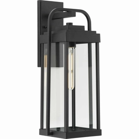 Walcott One Light Outdoor Wall Lantern BlackOutdoor wall sconces with motion sensor