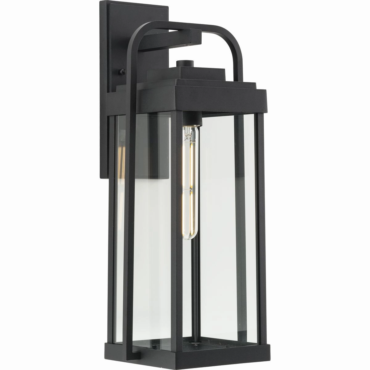 Walcott One Light Outdoor Wall Lantern Black