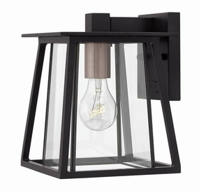 Walker LED Wall Mount BlackOutdoor wall sconces with motion sensor