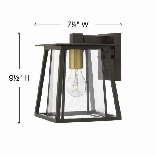 Walker LED Wall Mount Buckeye Bronze