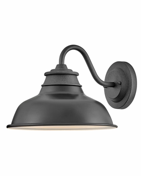 Wallace LED Wall Mount Aged ZincOutdoor wall sconces with motion sensor