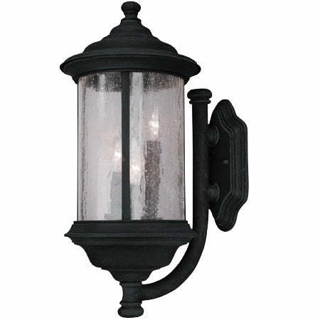 Walnut Grove Three Light Wall Sconce BlackOutdoor wall sconces with motion sensor