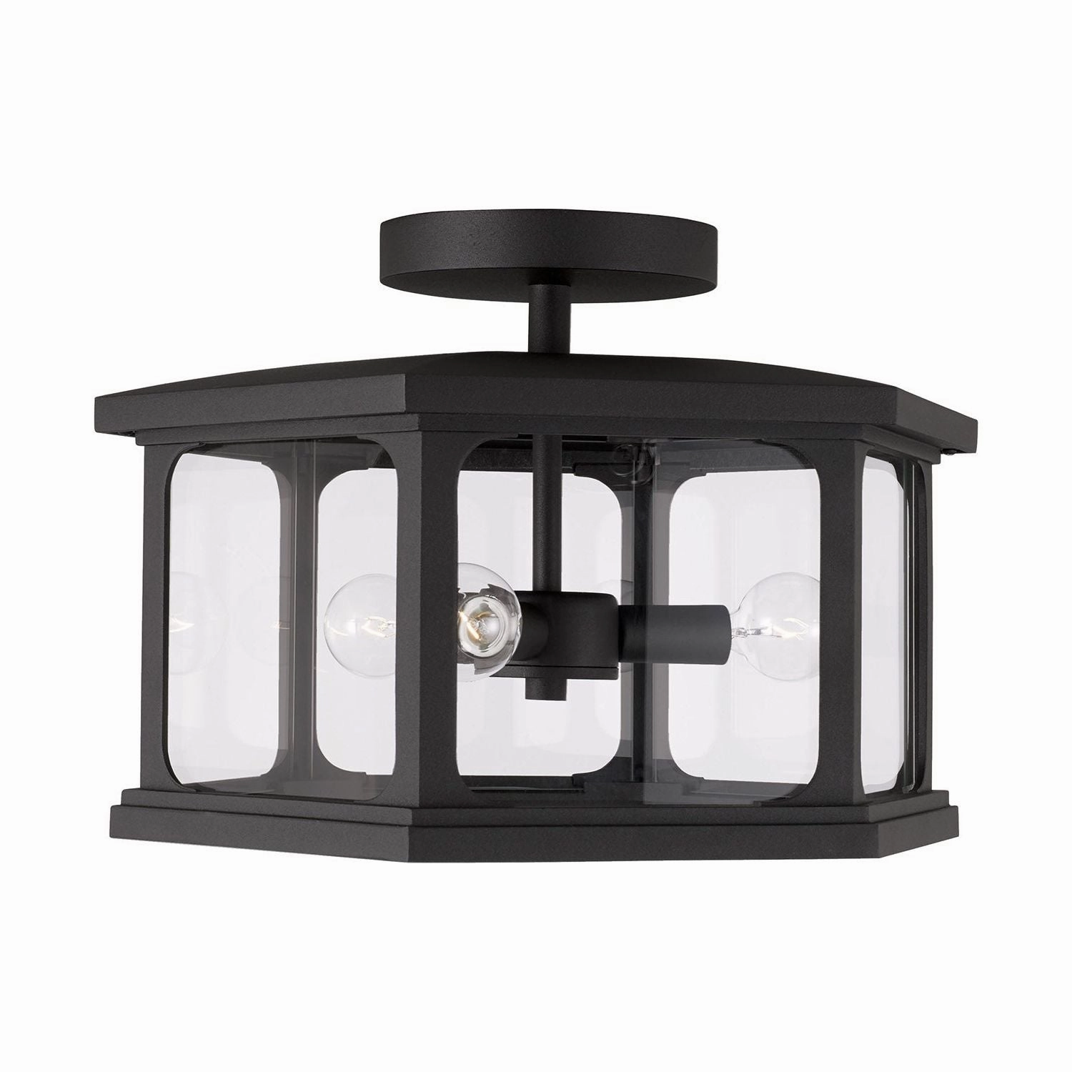 Walton 3-Light Outdoor Semi Flush Mount